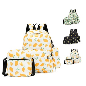 Sac à dos scolaire imperméable de grande capacité, motif personnalisé, style tendance, nylon écologique, imprimé dessin animé, pour étudiants - Product Image 1