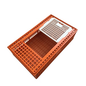 Agrieso Plastic Chicken Crates Poultry Farms Transport Cage Chicken Crate