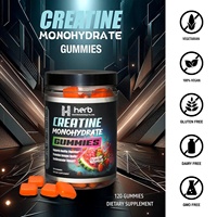 Gomitas para Desarrollo Muscular de Marca Privada, Nutrición Deportiva, Energía Post-Entrenamiento, Suplemento de Creatina Monohidrato, 60 Unidades para Adultos