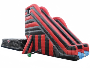 Chute libre Double plate-forme gonflable de saut cascadeur zéro choc <span class=keywords><strong>falaise</strong></span> gonflable Double saut chute libre avec airbag - Product Image 3