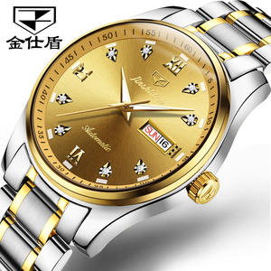 Reloj mecánico de alta calidad JSDUN 8763 para hombre de China, correa de acero <span class=keywords><strong>Excel</strong></span>, <span class=keywords><strong>calendario</strong></span> resistente al agua, reloj de pulsera de ocio - Product Image 2