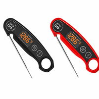 Thermomètre numérique rechargeable haute précision pour viande, avec rétroéclairage, pour barbecue, cuisine extérieure, grill, fumoir, four et pâtisserie