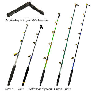 Caña de Pesca de Agua Profunda con Ajuste Multiángulo, Caña de Trolling con Mango Metálico para Atún y Marlín - Product Image 2