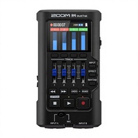 Zoom R4 Çok Kanallı Kaydedici Müzisyenler için 2 XLR/TRS Kombine Giriş 32-Bit Float Stereo Zıplayan Mikrofon Efektleri Ritimler Pil