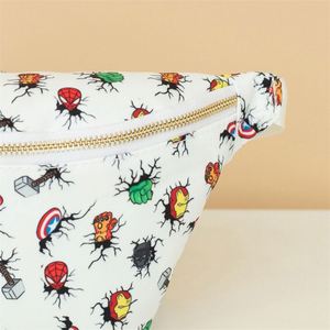 กระเป๋าคาดเอวเด็กพิมพ์ลายการ์ตูนแฟชั่น คุณภาพสูง ผ้าไนลอนกันน้ำ สายปรับได้ ซิปปิด พกพาสะดวก - Product Image 3