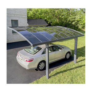 Grands panneaux <span class=keywords><strong>de</strong></span> toit arqués en pc, imperméable, 3 ports <span class=keywords><strong>de</strong></span> voiture, garage, abri d'auto pour les propriétaires d'hôtel - Product Image 4