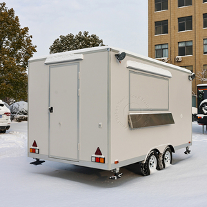 Trattore Alimentare Mobile Personalizzato dalla Fabbrica Honlu, Rimorchio per Fast Food, Rimorchio per Gelati, Food Truck con Cucina Completa - Product Image 4