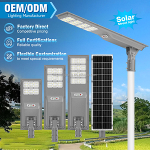 Lampadaire solaire LED extérieur en acier galvanisé de qualité supérieure, prix d'usine, intégré IP65 80W 100W - Product Image 6