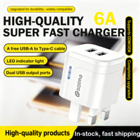 Produk Terlaris Lampu Indikator LED 6A Pengisi Daya Super Cepat untuk Ponsel iPhone 17/16/15 Pro Max untuk S25/S24 Pad Pro