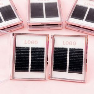 Matte Natural Eyelash Extensions <b>Individual</b> <b>Lash</b> Extensions PBT Material Vegan Cruelty-Free Easy Fan Tray Russian Las Extension - Product Image 3