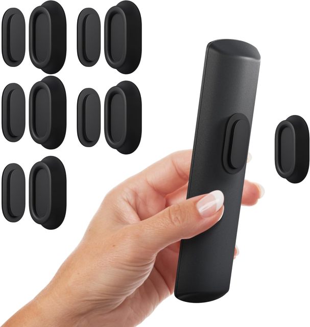 Magnetic Remote Control Holder Wall Mount Upgraded Silicone Remote Control Organizer Strong Adhesive TV Remote Charger Holder