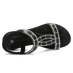 เทรนด์แฟชั่นฤดูร้อน รองเท้าแตะเปิดนิ้วเท้าสำหรับผู้หญิง ดีไซน์สายรัดอเนกประสงค์ พร้อมกระโปรงที่ทนทาน - Product Image 5