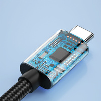Kabel Data Pengisi Daya Multi USB C ke Tipe C 1M 2M 5M, Pengisian Cepat 6A 5A