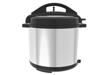Cuisinière électrique à pression multifonctionnelle ST604-M09 à commande micro-ordinateur, 14 programmes, antiadhésive, en acier inoxydable, classe énergétique A