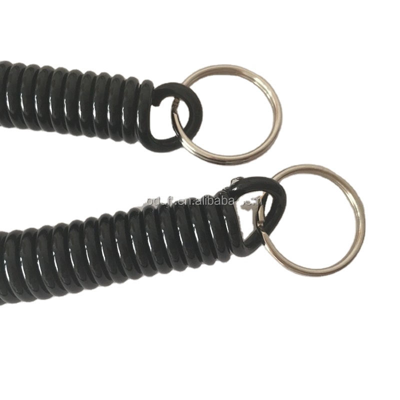 Поставка из эластичного спирального пластика с брелоком из Китая