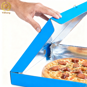 Bán nóng bán buôn nhôm lá hộp bánh Pizza giữ nhiệt mỡ bằng chứng hộp sóng giữ ấm 2 giờ để giao hàng - Product Image 3