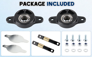 Kit de Bujes Esféricos para Brazo Trasero, Bujes CNC Compatibles con Honda Civic Acura Integra EF EG EK DC2 DA 88-00, CR057-BK - Product Image 2