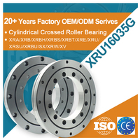 Roulement à rouleaux croisés pré-percé XRU16035 RU228 RU228G RU228X, roulement pour robot industriel 160*295*35mm, roulement de table rotative CNC