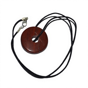 Péndulos Triangulares de Ojo de Gato con Piedras Preciosas, Cristal Natural Hecho a Mano, Cadena Negra y Plateada, REIKI, Alivio de la Ansiedad - Product Image 5