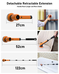 Cepillos Eléctricos OEM para Limpieza de Duchas, Mango Largo, 2 Velocidades, 7 Cabezales de Cepillo Reemplazables, ABS, LED, Ecológicos - Product Image 4