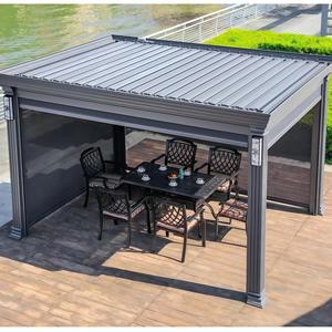 Gazebo de Acero Galvanizado para Jardín, Parque, Resort, Patio y Terraza, con Estructura Resistente a la Corrosión y Larga Duración - Product Image 6