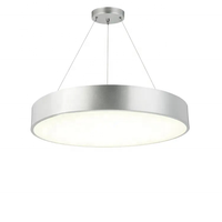 LED Aluminium Flush Forme ronde nouveau design blanc et noir led Pendentif Lustre plafonnier lampe suspendue