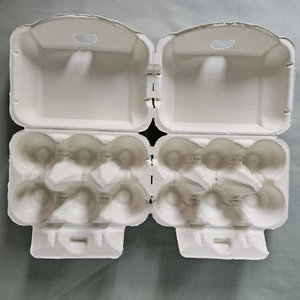 Eco-Friendly Sturdy Natural Pulp <b>Egg</b> <b>Cartons</b> Bulk Recycled Storage Containers for Extra <b>Eggs</b> Sustainable Solution for Food - Product Image 1