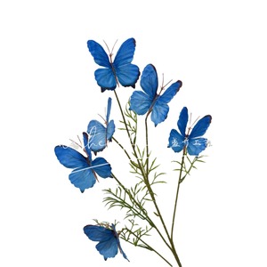 Simulated Butterflies Artificial <b>Flowers</b> <b>Single</b> Branch 3D Printed High Simulation Wedding Decorations Home Props - Product Image 5