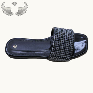 Sandales plates décontractées pour femmes, respirantes, à strass, de haute qualité, à la mode, vente en gros - Product Image 5