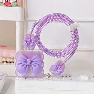 <span class=keywords><strong>Apple</strong></span> 14 manchon de protection de câble Usb Applicable téléphone portable <span class=keywords><strong>Iphone</strong></span> <span class=keywords><strong>13</strong></span> tête de chargeur 20W coque de charge rapide 12Promax - Product Image 5