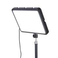 Éclairage de studio à panneau LED réglable avec support trépied pour la photographie professionnelle et la création de contenu