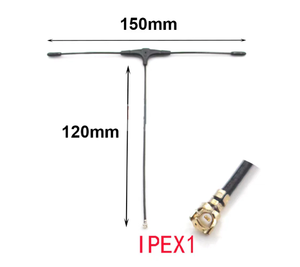 915 Antenna T-Type per <span class=keywords><strong>TBS</strong></span> Crossfire NANO SE ricevitore IPEX1 in plastica interfaccia potenziata Antenna per R9slim + - Product Image 1