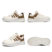 Baskets de marche et de tennis rétro de luxe à lacets en maille, respirantes, avec semelle intermédiaire souple en EVA, légères, tendance mode, entièrement en PU