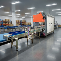 Machines d'emballage verticales automatiques à chargement par le haut pour sacs, canettes, bouteilles, boîtes, cartons et caisses, pour l'emballage de produits alimentaires, de boissons et de cosmétiques