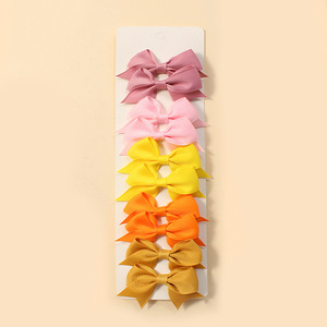 Fable Fermagli per capelli a fiocco in lino con clip a coccodrillo per neonate, bambine, bambini e donne, Accessori - Product Image 6