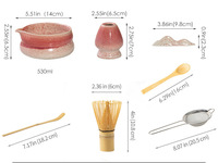 Ensemble thé Matcha & café, design Japandi, céramique écologique durable, glaçure transformée au four, valeur esthétique, cuillère incluse