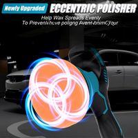 Pemoles Rotary Tanpa Kabel 6'' Portabel 9 Kecepatan Profesional untuk DIY Detailing Mobil & Perawatan Otomotif serta Pekerjaan Kayu