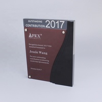 Plaques de récompense en acrylique personnalisables APEX Wholesale, écologiques, durables, gravées, fourniture directe d'usine pour les réalisations académiques