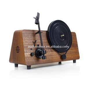 Оптовая продажа, Классическая Ретро-магнитола Gramophone PL со встроенным Bluetooth-динамиком, классический ретро-дизайн, 4 в 1, аудиопроигрыватель с проигрывателем - Product Image 3