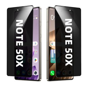 Protector de Pantalla de Vidrio Templado de Privacidad Antiespía 2.5D 9H de Aluminio de Alta Calidad de Fábrica OEM para Infinix Note 50 Pro+ 50s - Product Image 2