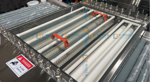 גודל מינימום כביסה מכונת ייבוש וייבוש משמש גדלי זכוכית פחות מ 100 מ "מ ועובי מתכוונן. - Product Image 5