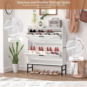 Meuble à chaussures ultra-fin pour l'entrée, avec rangement rotatif, pour le commerce transfrontalier et l'exportation - Product Image 4