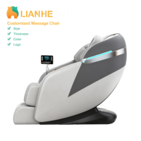 Fauteuil de massage de luxe à gravité zéro avec commande vocale IA, 3D 4D 5D 6D 8D, électrique, corps entier, personnalisable, direct usine OEM pour usage en spa