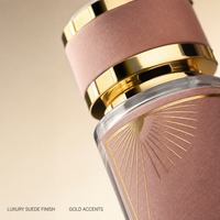 Flacon de parfum vide en gros 250 ml cylindrique avec bouchon doré, décor filigrané style arabe, flacon pulvérisateur rechargeable avec logo personnalisé