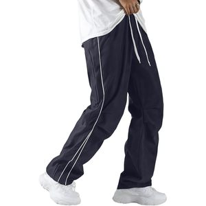 Pantalones Parachute Holgados para Hombre FOXA, Pantalones Urbanos de Pierna Ancha de Secado Rápido - Product Image 1