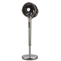 Ventilateur de circulation d'air oscillant 50W avec lumière LED, ventilateur sur pied, commande vocale et télécommande, ventilateurs de circulation au sol avec fonction d'aromathérapie
