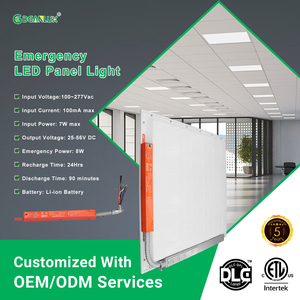 Quảng trường thương mại mỏng dẫn phẳng Bảng điều khiển ánh sáng với pin khẩn cấp sao lưu 1x4 2x2 2x4 dẫn trở lại thắp sáng bảng điều khiển đèn trần ánh sáng - Product Image 6