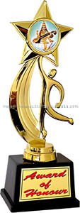 G Super Shiny Die Cast Metal <b>Trophy</b> with Laser <b>Engraving</b> Customizable Award for Sports Corporate and Academic Events - Product Image 3