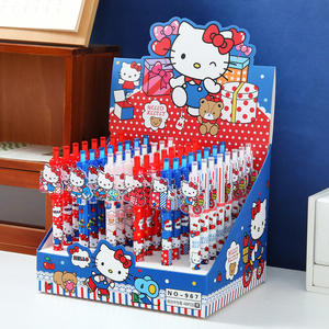 新款可爱猫咪 48 支中性笔卡通亚克力学生绘图签字按压式中性笔学校文具用品 - Product Image 2