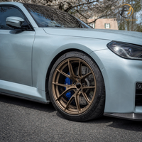 Jantes en alliage forgé satin bronze concave profond légères et performantes 5x112 5x120 5x130 pour BMW M2 F80 F90 E46 M3 Model X